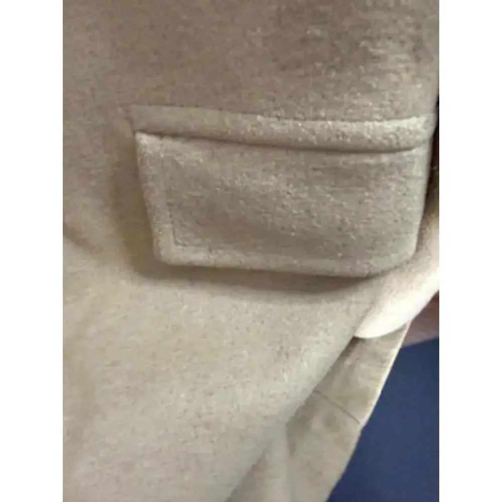 Classic Beige Botany 500 Men's Wool Blazer Coat Size 44 Long - Picture 5 of 6